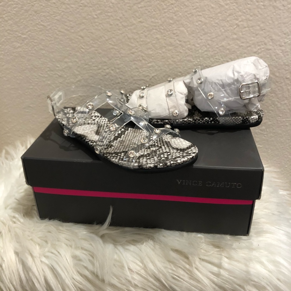 Kids Vince Camuto Clear studded sandal